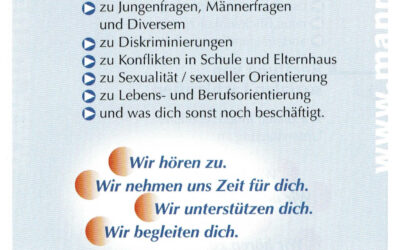 Beratung für Jungen und junge Männer von 6 – 21 Jahren