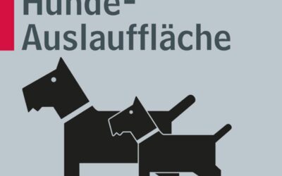 Dog run area in the district Mittelfeld