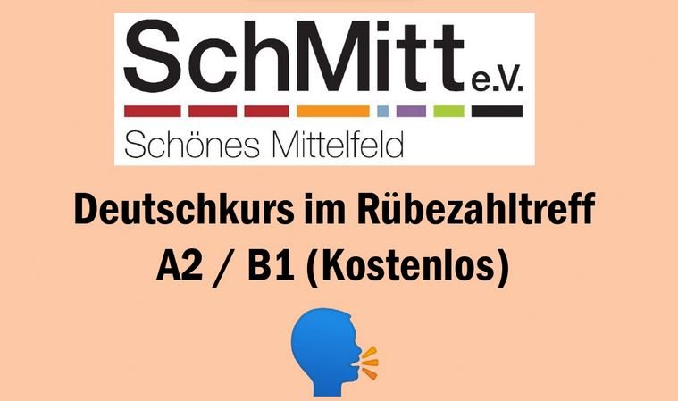 Mittwoch, 20. November, 13.00 – 14.30 Uhr Deutschkurs im Rübezahltreff A2 / B1