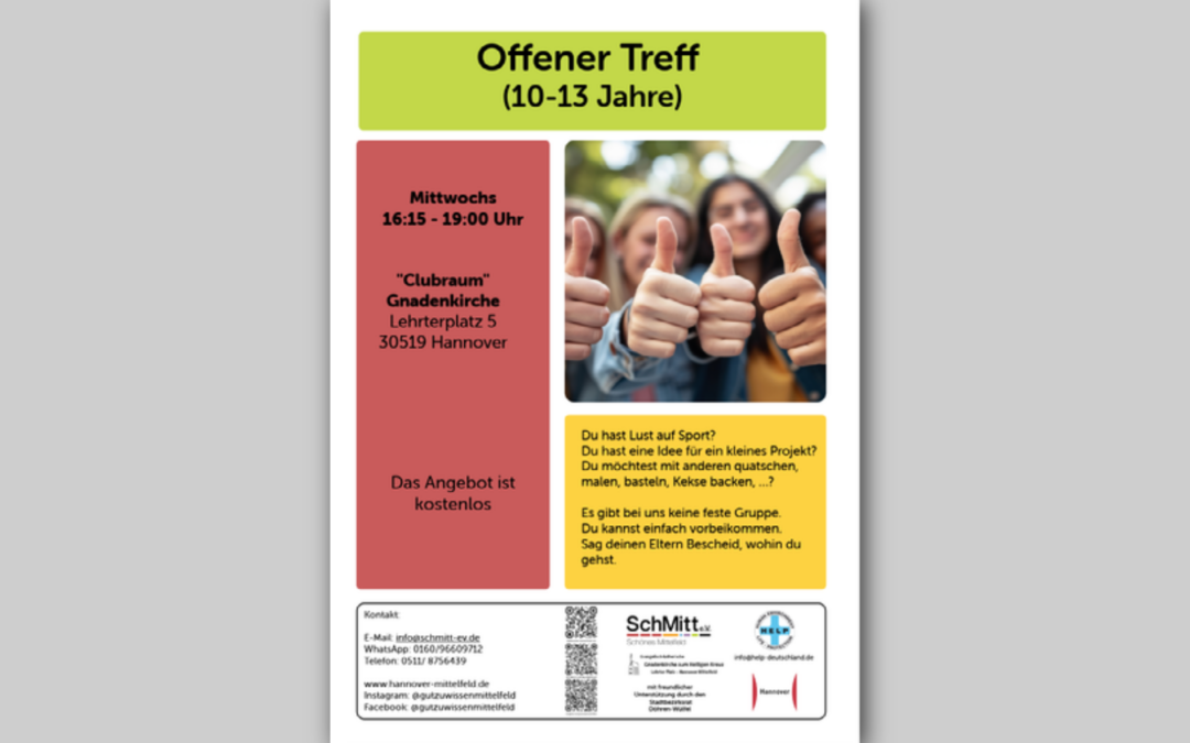 Offener Treff (10-13 Jahre)