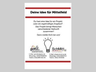 Deine Idee für Mittelfeld!