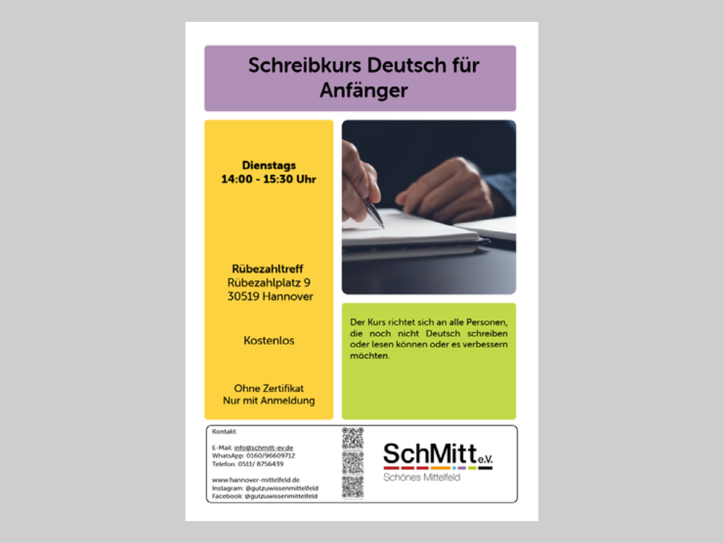 Deutsch lesen und schreiben