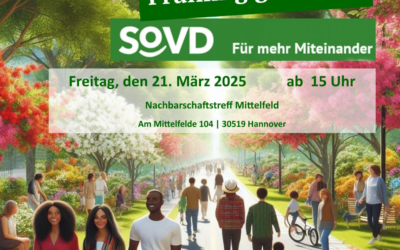 Freitag, 21. März, 15.00 Uhr – Der SoVD lädt ein: Frühling genießen