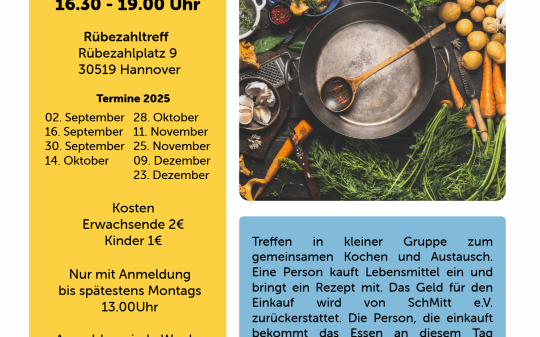 Dienstag, 23. Dezember, 16.30 – 19.00 Uhr – Kochgruppe für Frauen „Meet & Eat“