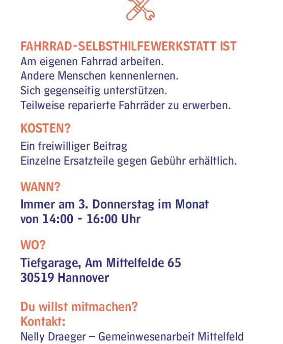 Fahrrad-Selbsthilfe-Werkstatt