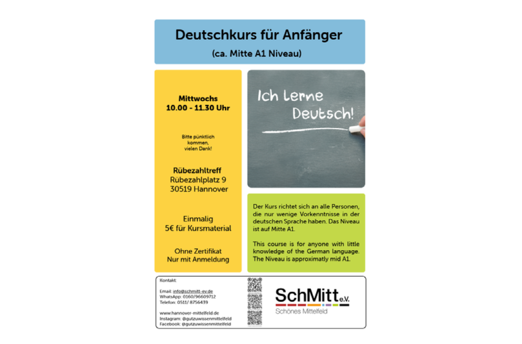 Deutschkurs für Anfänger