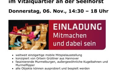 Jeudi 6 novembre, 14h30 – 18h00 – Murmiland dans le quartier Vital