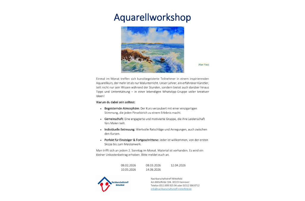 Aquarellkurs