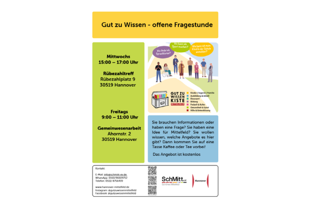Gut zu wissen –  offene Fragestunde