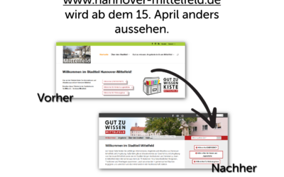 Erneuerung der Webseite