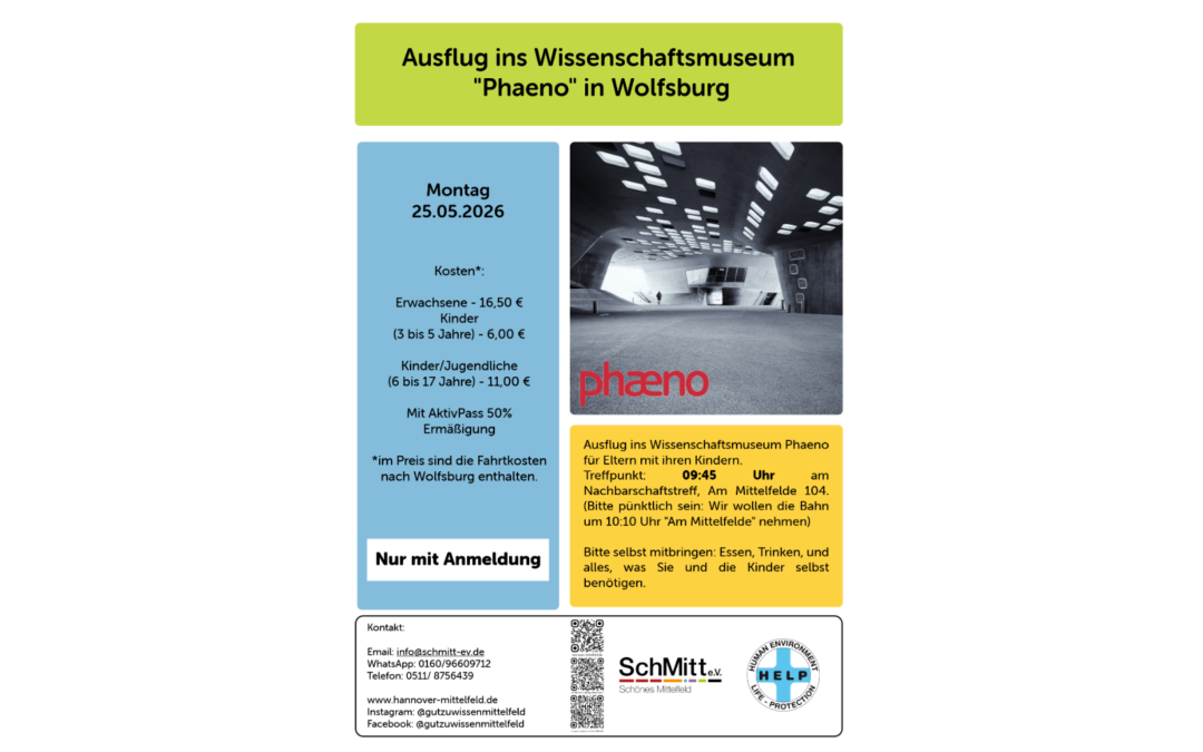 Mittelfeld unterwegs – Ausflug ins Phaeno Wolfsburg