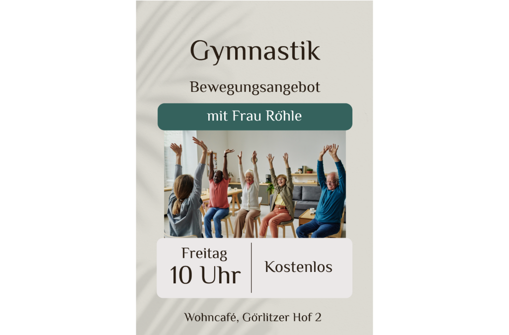 Bewegungsangebot für Senioren