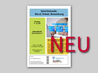 Sprechstunde Beruf, Arbeit, Bewerbung