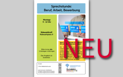 Sprechstunde Beruf, Arbeit, Bewerbung