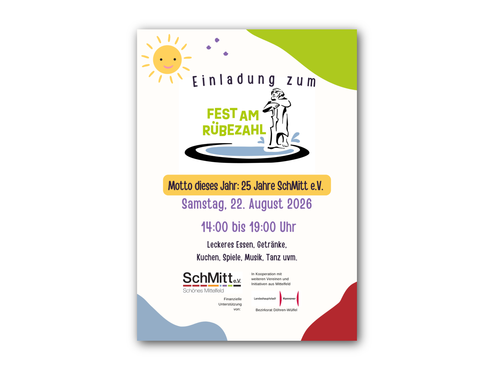 Fest am Rübezahl 2026 Header Kalender