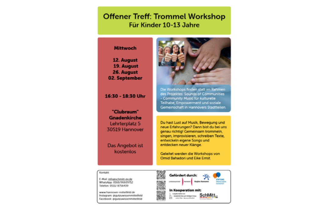 Offener Treff – Trommelworkshop