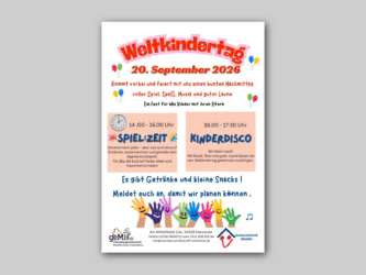 Aktion zum Weltkindertag