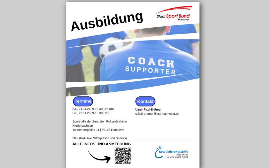 Ausbildung zum Coach Supporter