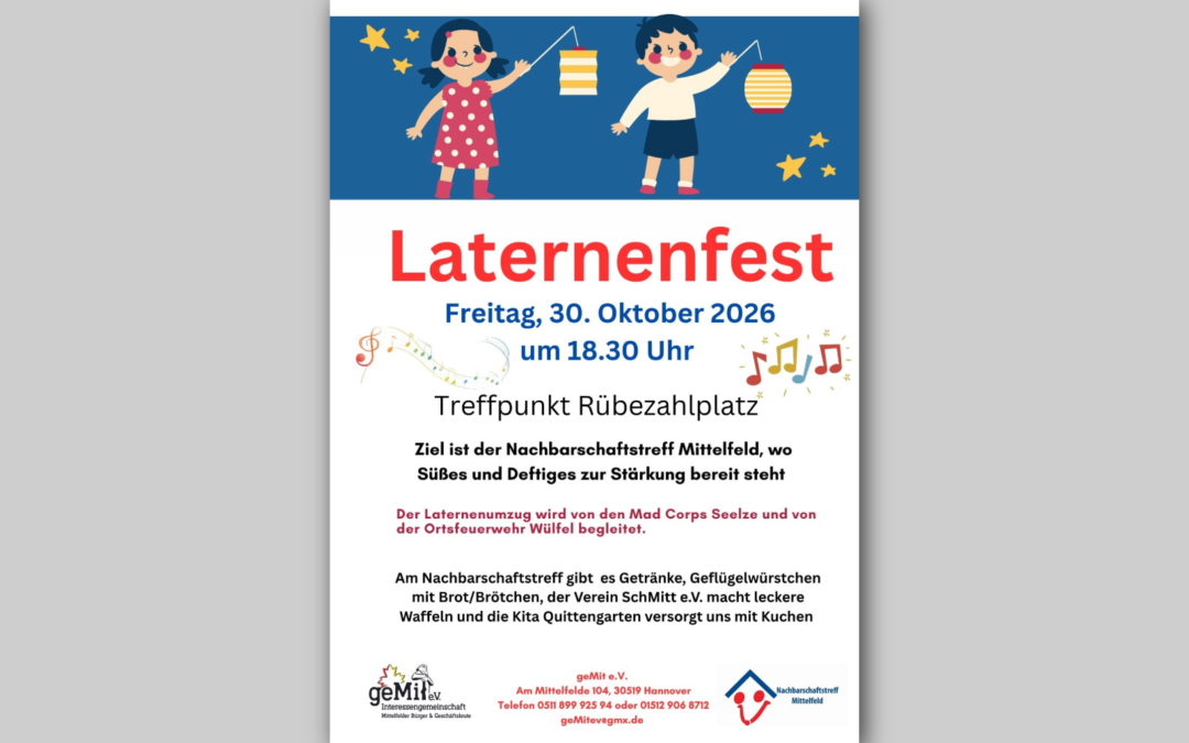 Laternenfest – Mittelfeld
